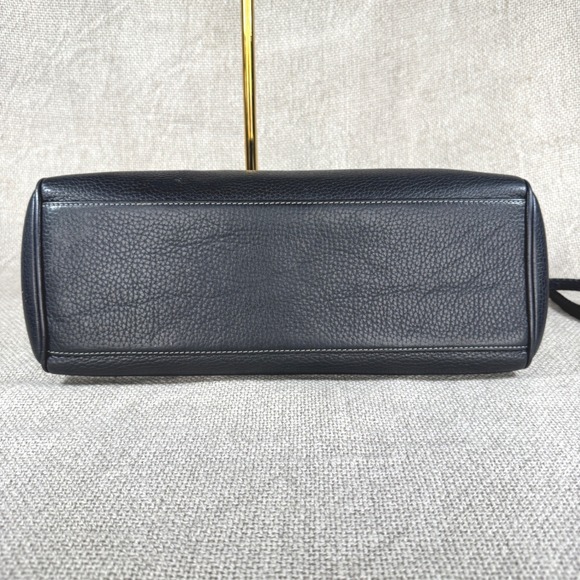 Vintage Brighton Black Leather Shoulder Bag Y2K Heart Charm - Picture 8 of 16